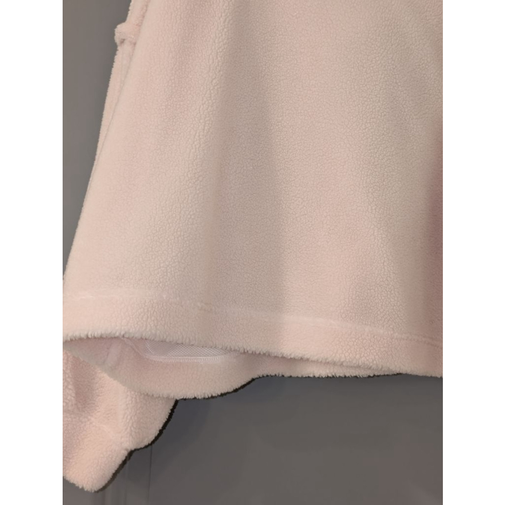 Women's Grey Bandit Cream Fleece Cropped Hoodie XS - Picture 2 of 8
